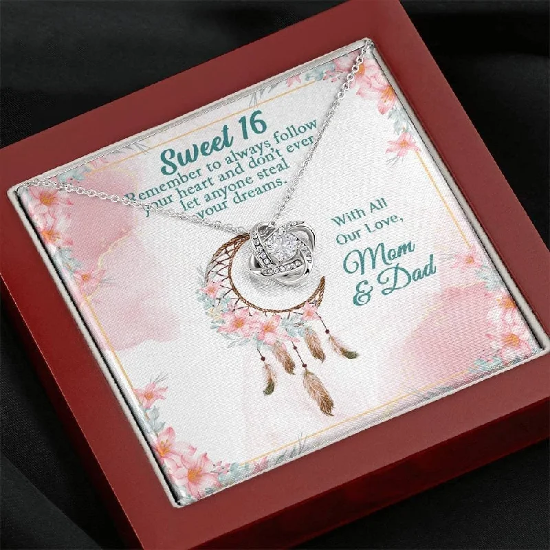 The Biggest Jewelry Sale Of The Year Is Here 16th Birthday Neaklace The Love Knot Necklace Gift from Mom and Dad Sweet Sixteen Birthday 16th birthday Dainty The Biggest Jewelry Sale Of The Year Is Here 16th Birthday Neaklace The Love Knot Necklace Gift from Mom and Dad Sweet Sixteen Birthday 16th birthday Dainty