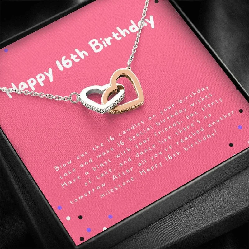 Buy More, Save More – Special Jewelry Discounts 16th Birthday Necklace Interlocked Hearts Necklace - Necklace gifts for friend lovers parents brothers and sisters Buy More, Save More – Special Jewelry Discounts 16th Birthday Necklace Interlocked Hearts Necklace - Necklace gifts for friend lovers parents brothers and sisters