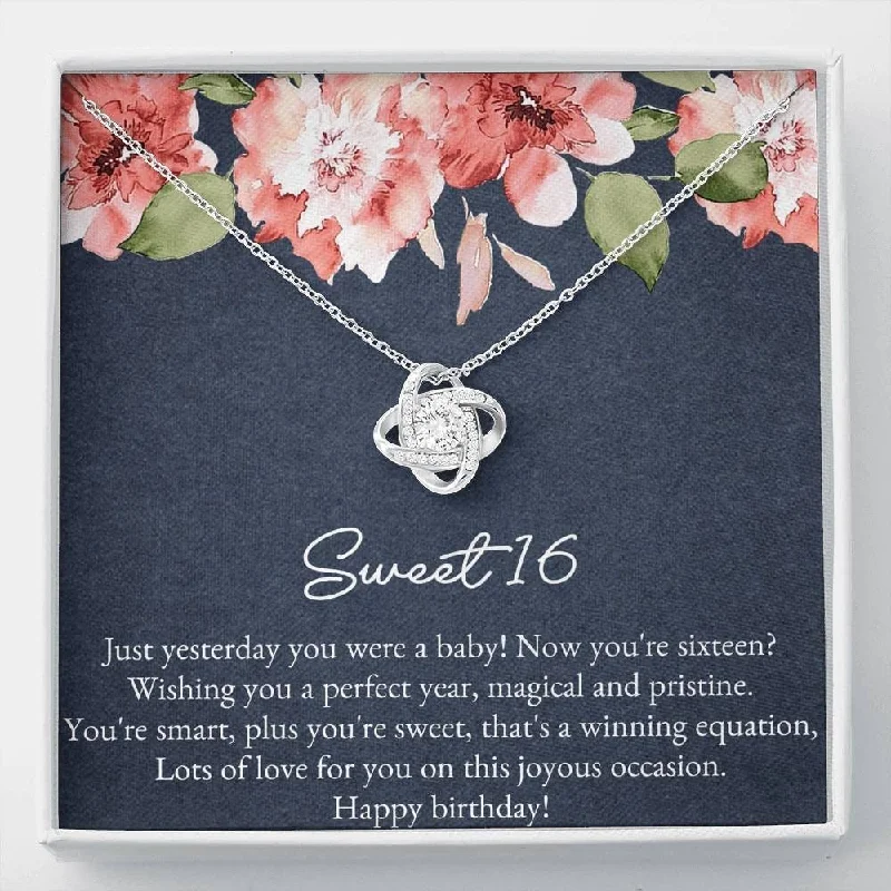 Fashion-Forward Jewelry At Incredible Prices 16th Birthday Necklace The Love Knot Necklace Gifts For Women Yesterday You Were Baby Love Knot Necklace Happy Fashion-Forward Jewelry At Incredible Prices 16th Birthday Necklace The Love Knot Necklace Gifts For Women Yesterday You Were Baby Love Knot Necklace Happy