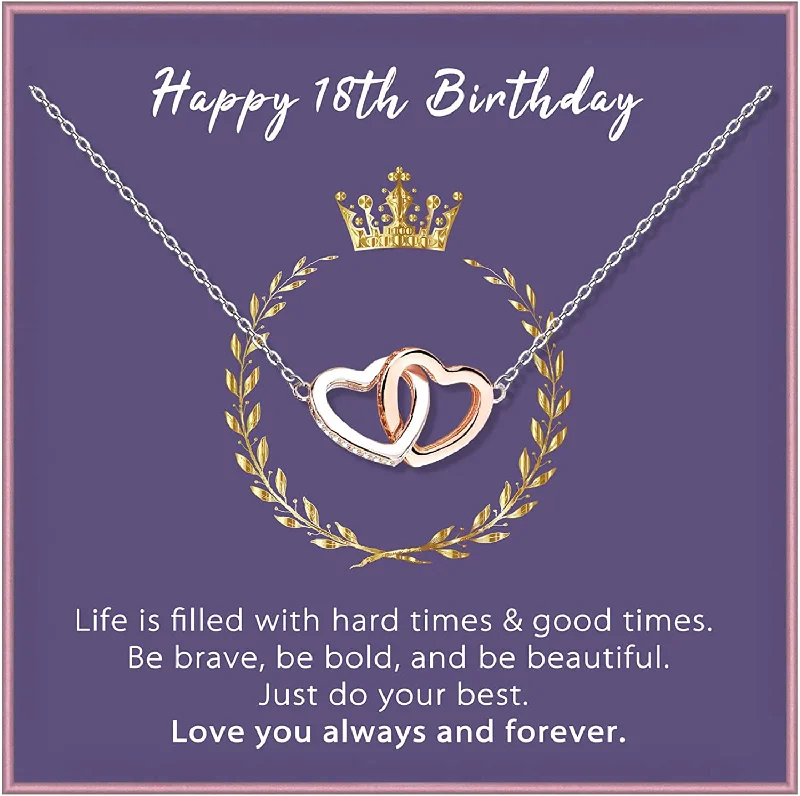 Personalized Jewelry Sale – Meaningful Gifts At Great Prices 18th Birthday Necklace 18 Year Old Girl s Jewelry Gifts for 18 Year Old Girl - Sterling Silver Necklace Message Card Personalized Jewelry Sale – Meaningful Gifts At Great Prices 18th Birthday Necklace 18 Year Old Girl s Jewelry Gifts for 18 Year Old Girl - Sterling Silver Necklace Message Card
