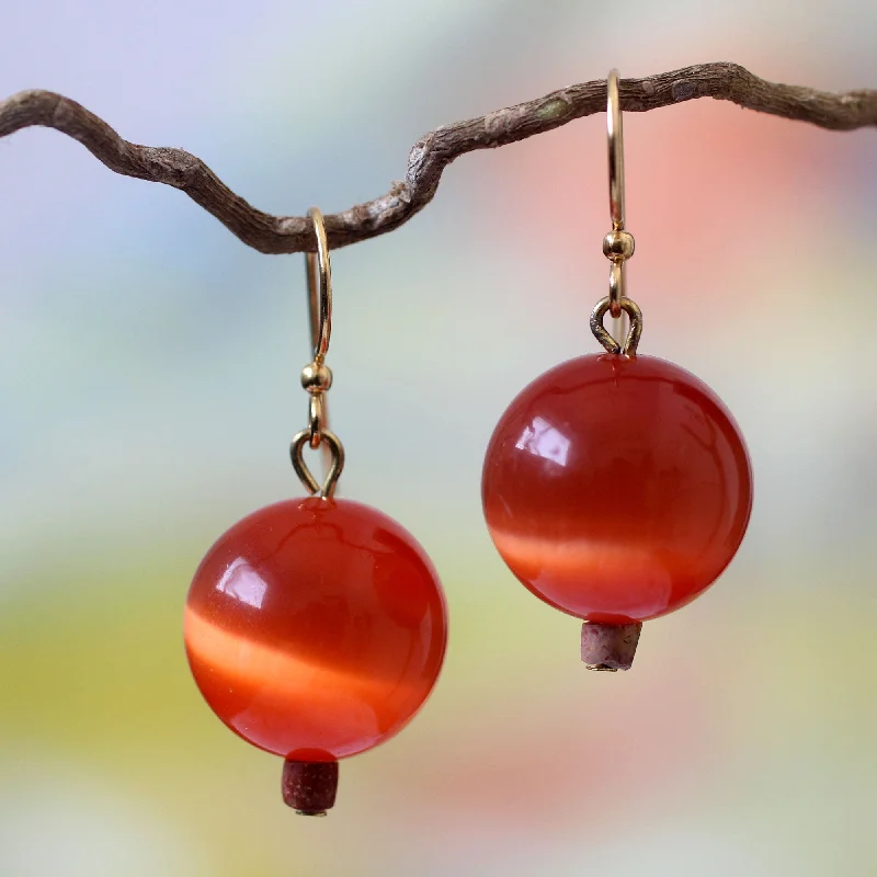 Once-A-Year Jewelry Sale – Grab Your Favorites Now Afriyie Cat's Eye Brass Beaded Earrings Once-A-Year Jewelry Sale – Grab Your Favorites Now Afriyie Cat's Eye Brass Beaded Earrings