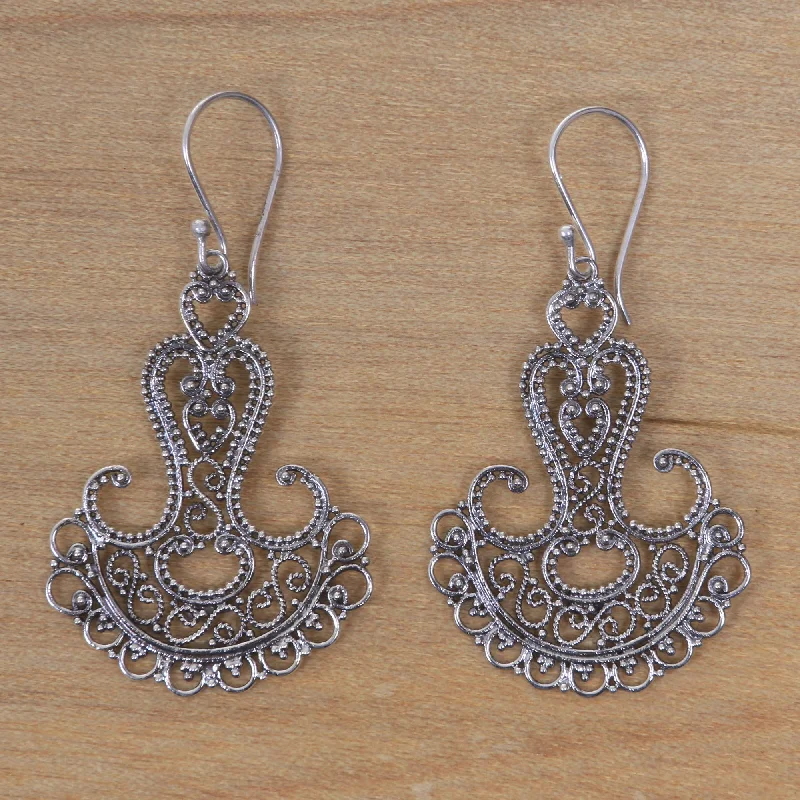 Limited-Time Offer On Elegant Jewelry Pieces Benoa Anchor Sterling silver filigree earrings Limited-Time Offer On Elegant Jewelry Pieces Benoa Anchor Sterling silver filigree earrings