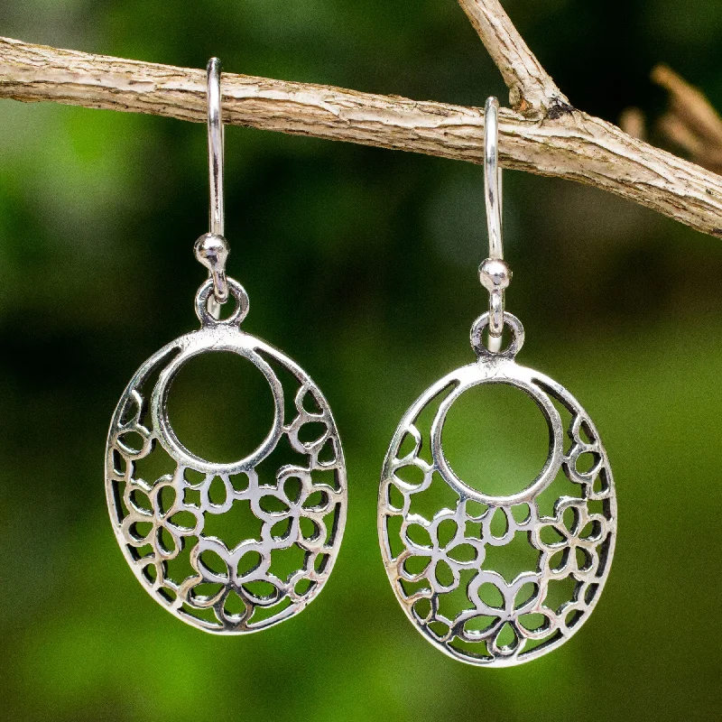 Premium Jewelry Now Available At Special Discounts Blooming Trance Artisan Crafted Sterling Silver Flower Openwork Earrings Premium Jewelry Now Available At Special Discounts Blooming Trance Artisan Crafted Sterling Silver Flower Openwork Earrings
