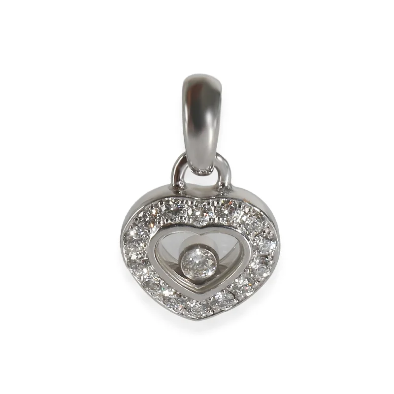 Elegant Necklaces And Bracelets At Limited-Time Offers Chopard Happy Diamonds Heart Pendant in 18k White Gold 0.25 CTW Elegant Necklaces And Bracelets At Limited-Time Offers Chopard Happy Diamonds Heart Pendant in 18k White Gold 0.25 CTW