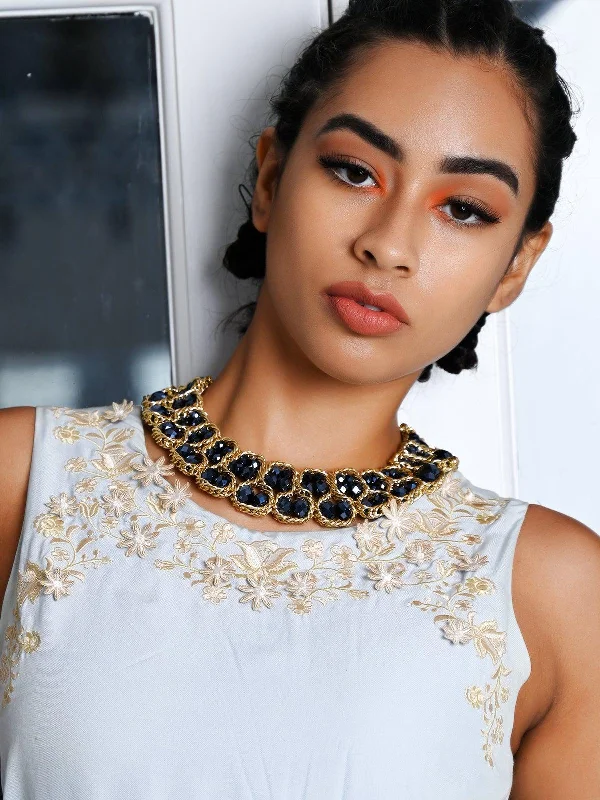 Seasonal Jewelry Deals – Elevate Your Style Odette Women Black Metal Necklace