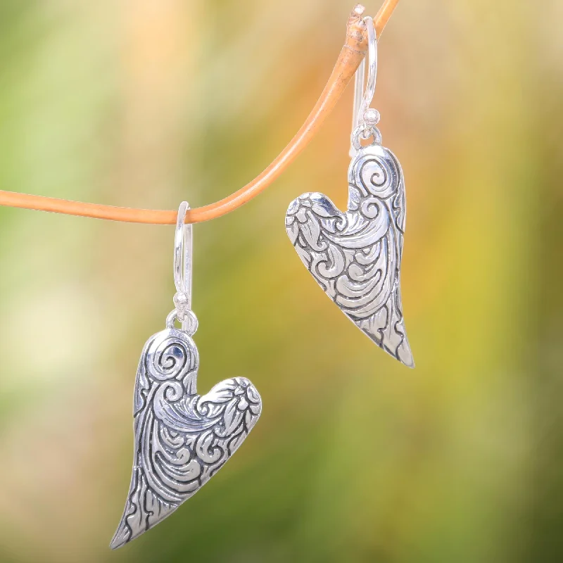 Must-Have Jewelry At Unbelievable Discounts Dove Wings Silver Dangle Earrings