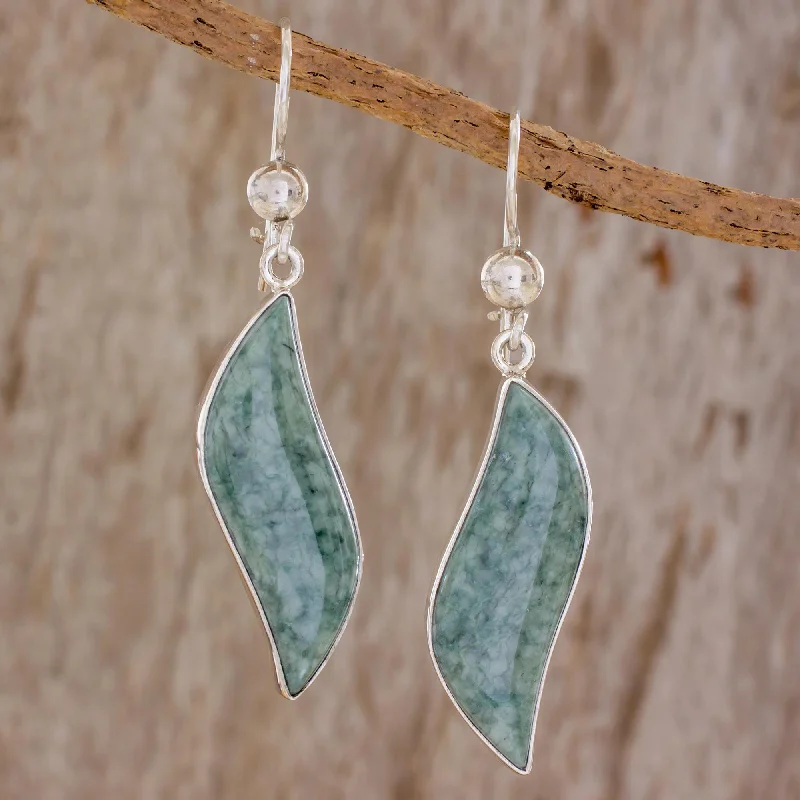Shop Modern Jewelry Collections With Exclusive Discounts Floating in the Breeze Jade Silver Dangle Earrings Shop Modern Jewelry Collections With Exclusive Discounts Floating in the Breeze Jade Silver Dangle Earrings