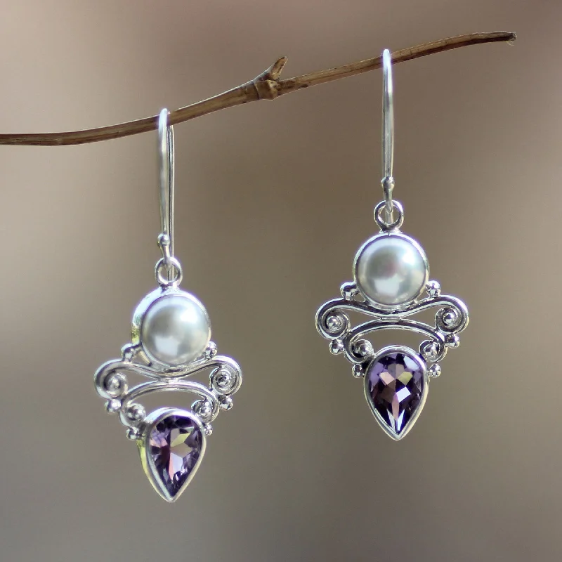 Exclusive Jewelry Discounts – Shop Now For Savings Guardian Moon Amethyst White Pearl Silver Bridal Earrings Exclusive Jewelry Discounts – Shop Now For Savings Guardian Moon Amethyst White Pearl Silver Bridal Earrings