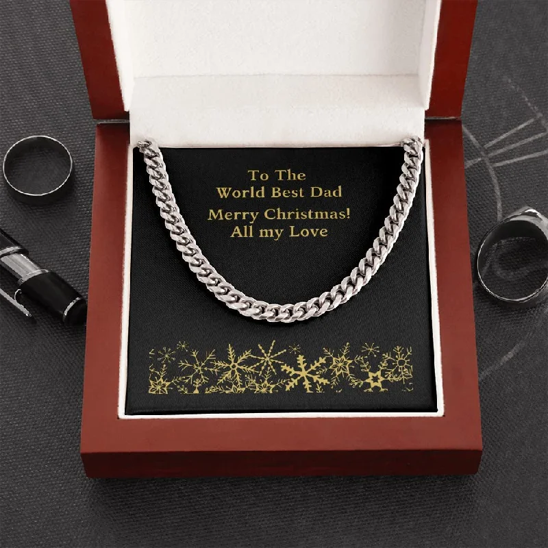 Luxury Jewelry Sale – Sparkle For Less Personalized Message Necklace Handmade Necklace Personalized Name Necklace To The Worlds Best Dad Cuban Link Chain Luxury Jewelry Sale – Sparkle For Less Personalized Message Necklace Handmade Necklace Personalized Name Necklace To The Worlds Best Dad Cuban Link Chain