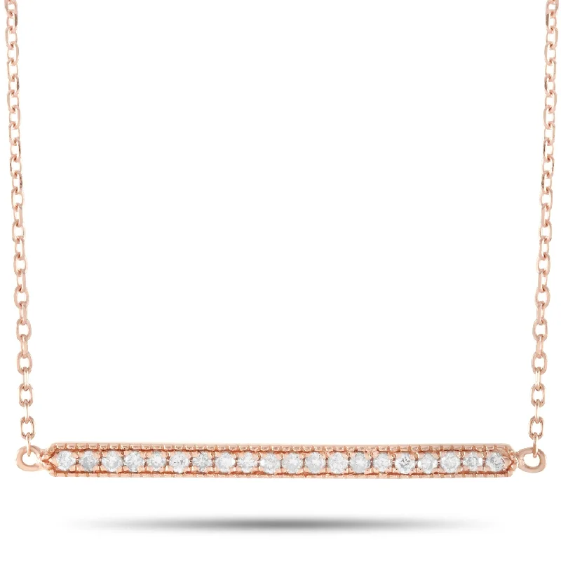 Unlock Unbeatable Jewelry Deals Before They’Re Gone LB Exclusive 14K Rose Gold 0.10 ct Diamond Necklace Unlock Unbeatable Jewelry Deals Before They’Re Gone LB Exclusive 14K Rose Gold 0.10 ct Diamond Necklace