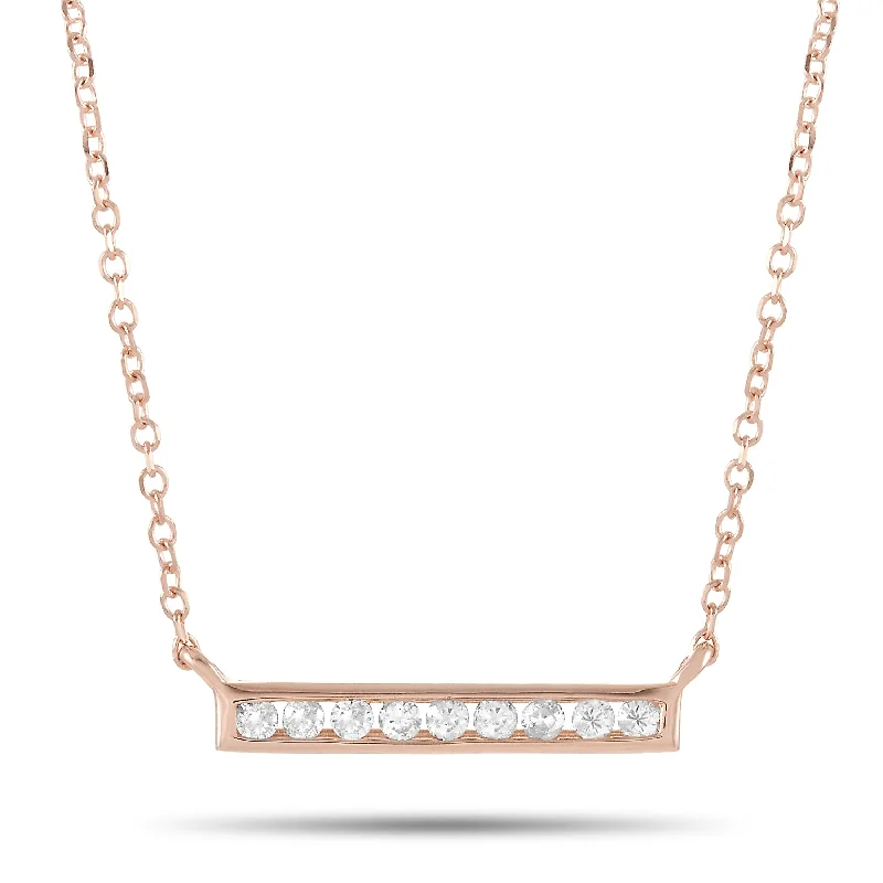 Your Dream Jewelry At Dream Prices – Shop Now LB Exclusive 14K Rose Gold 0.10 ct Diamond Pendant Necklace Your Dream Jewelry At Dream Prices – Shop Now LB Exclusive 14K Rose Gold 0.10 ct Diamond Pendant Necklace