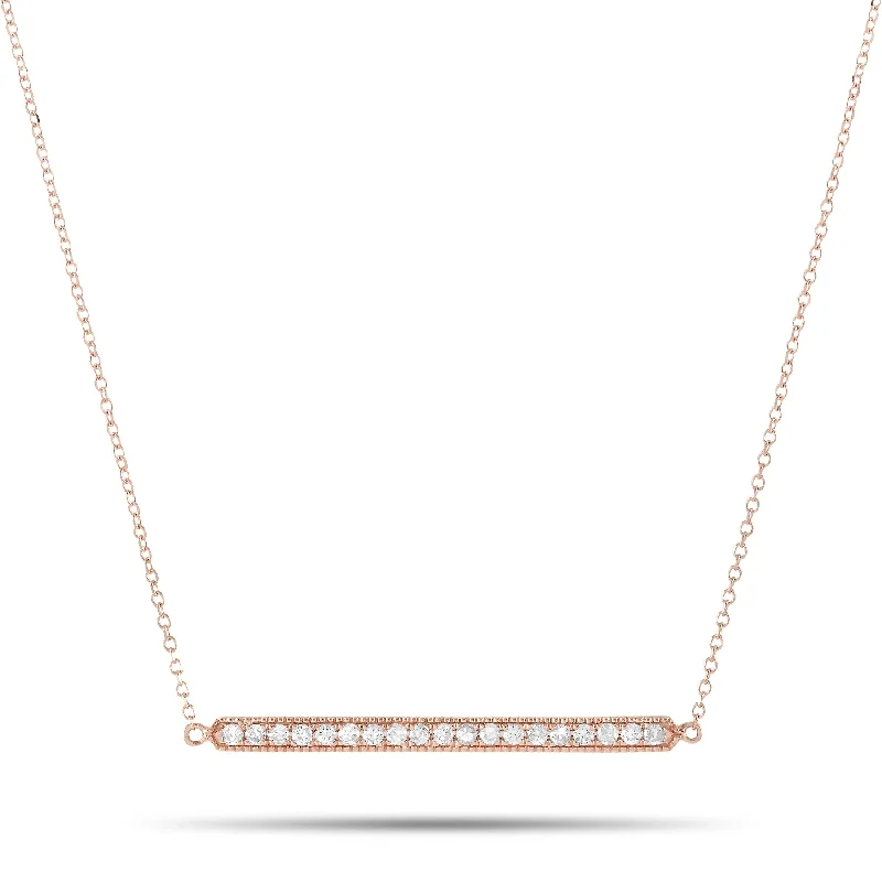 Exclusive Online Discounts On Stylish Jewelry LB Exclusive 14K Rose Gold 0.25 ct Diamond Pendant Necklace Exclusive Online Discounts On Stylish Jewelry LB Exclusive 14K Rose Gold 0.25 ct Diamond Pendant Necklace