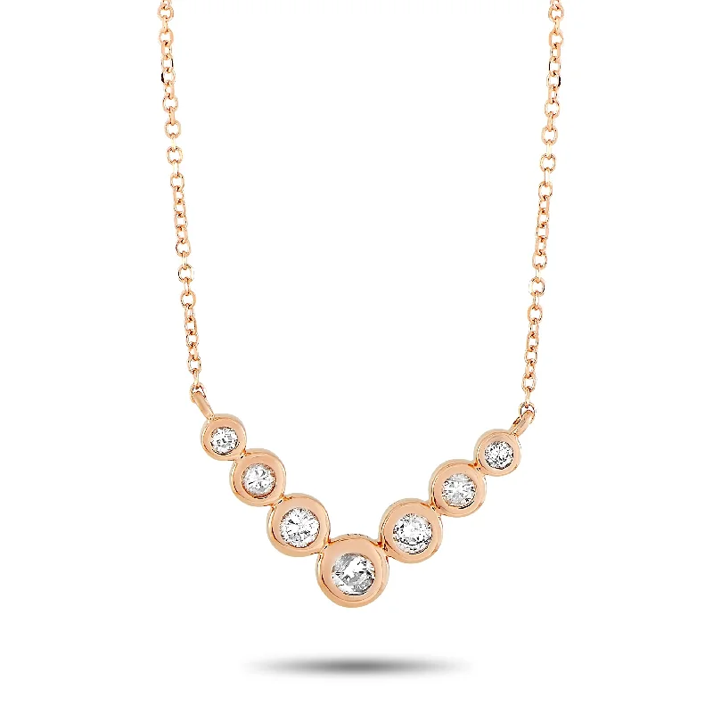 Premium Jewelry At Special Low Prices For A Limited Time LB Exclusive 14K Rose Gold 0.25 ct Diamond Pendant Necklace Premium Jewelry At Special Low Prices For A Limited Time LB Exclusive 14K Rose Gold 0.25 ct Diamond Pendant Necklace
