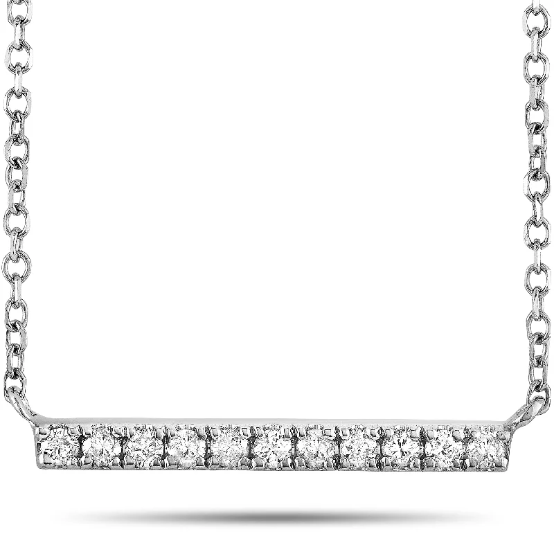 Exclusive Jewelry Bundles At Discounted Rates LB Exclusive 14K White Gold 0.10 ct Diamond Pendant Necklace Exclusive Jewelry Bundles At Discounted Rates LB Exclusive 14K White Gold 0.10 ct Diamond Pendant Necklace