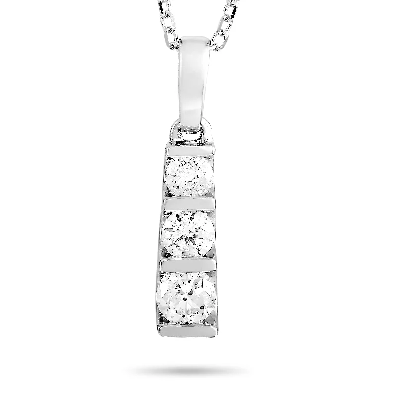Jewelry Clearance Event – Stock Up Before It's Over LB Exclusive 14K White Gold 0.25 ct Diamond Pendant Necklace Jewelry Clearance Event – Stock Up Before It's Over LB Exclusive 14K White Gold 0.25 ct Diamond Pendant Necklace