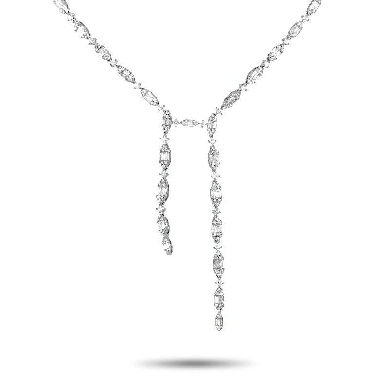 Adjustable Charm Bracelets For A Perfect Fit LB Exclusive 14K White Gold 4.80ct Diamond Necklace NK01376 Adjustable Charm Bracelets For A Perfect Fit LB Exclusive 14K White Gold 4.80ct Diamond Necklace NK01376