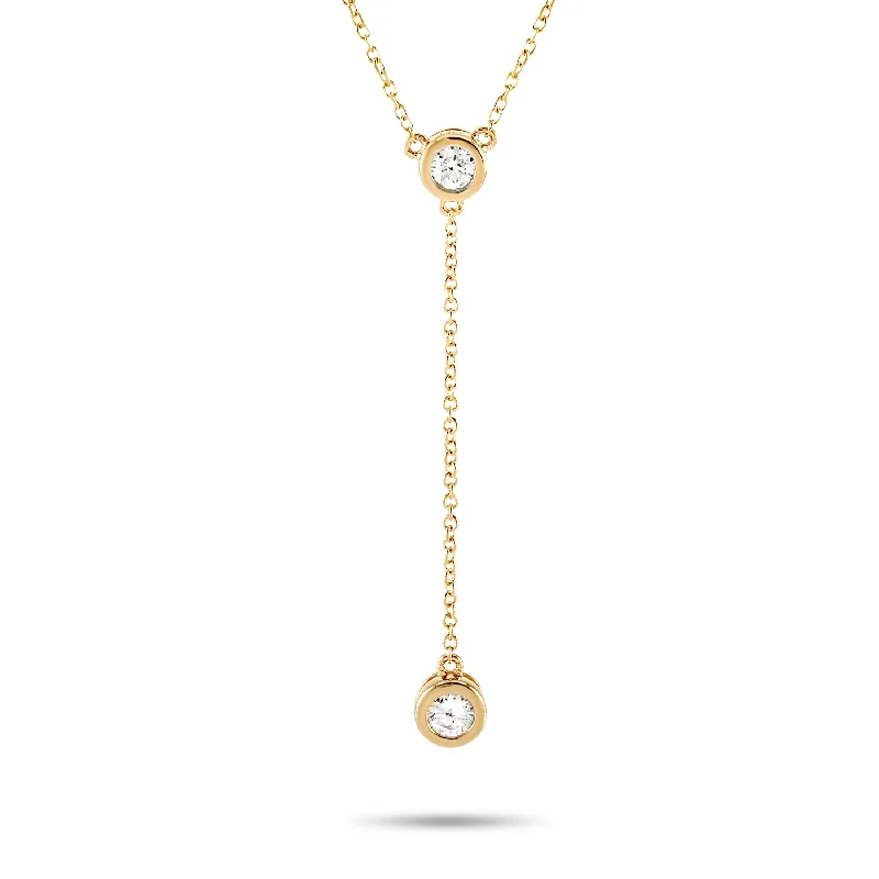 Premium Jewelry, Premium Discounts – Act Fast LB Exclusive 14K Yellow Gold 0.20 ct Diamond Pendant Necklace Premium Jewelry, Premium Discounts – Act Fast LB Exclusive 14K Yellow Gold 0.20 ct Diamond Pendant Necklace