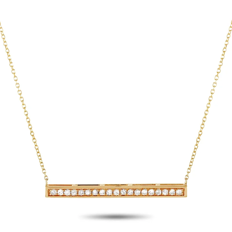 Elegant Necklaces And Bracelets At Limited-Time Offers LB Exclusive 14K Yellow Gold 0.25 ct Diamond Pendant Necklace Elegant Necklaces And Bracelets At Limited-Time Offers LB Exclusive 14K Yellow Gold 0.25 ct Diamond Pendant Necklace
