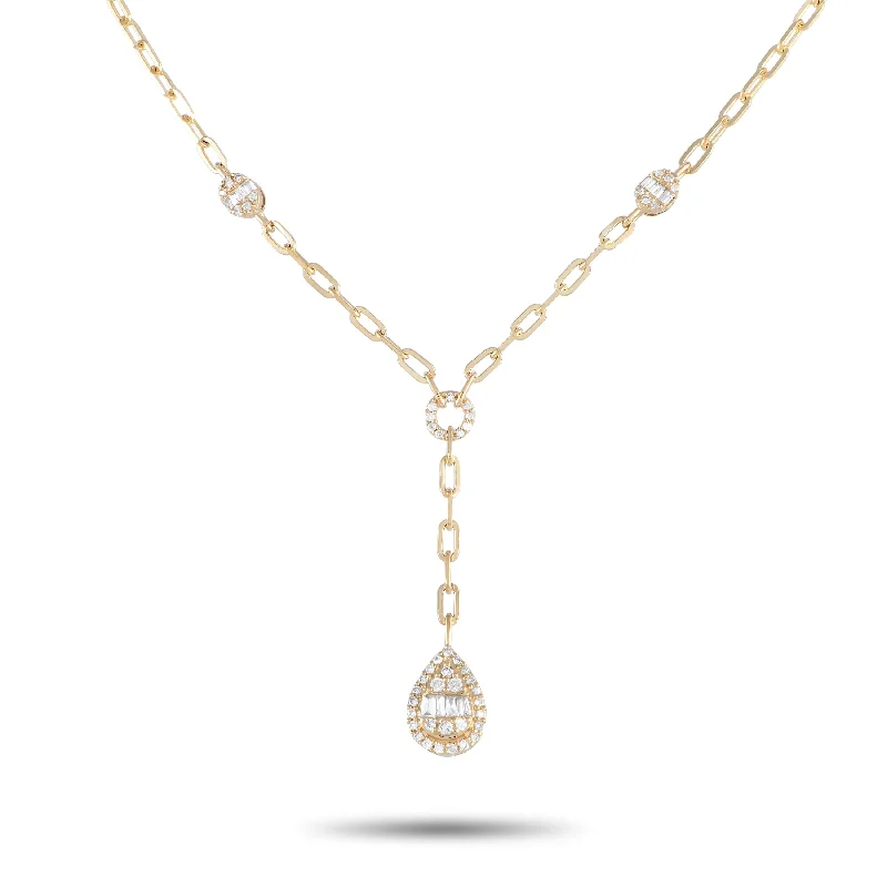 Affordable Luxury Jewelry – Style At A Great Price LB Exclusive 14K Yellow Gold 0.50ct Diamond Link Necklace PN15582-Y Affordable Luxury Jewelry – Style At A Great Price LB Exclusive 14K Yellow Gold 0.50ct Diamond Link Necklace PN15582-Y