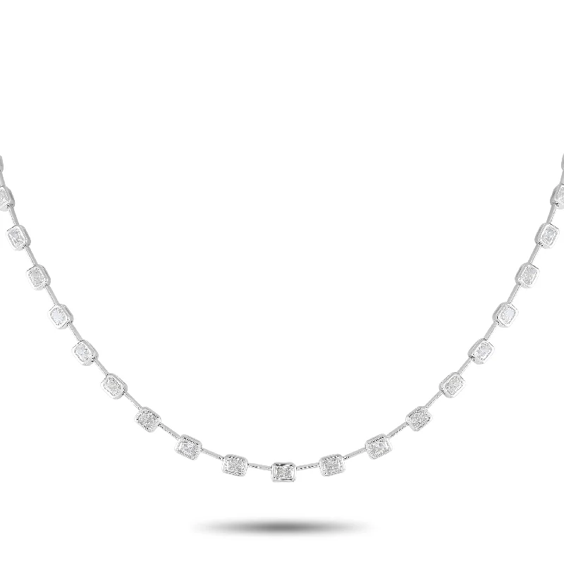 Jewelry Sale Bonanza – Grab Your Sparkle Now LB Exclusive 18K White Gold 8.15ct Diamond Necklace ANK-19167 Jewelry Sale Bonanza – Grab Your Sparkle Now LB Exclusive 18K White Gold 8.15ct Diamond Necklace ANK-19167