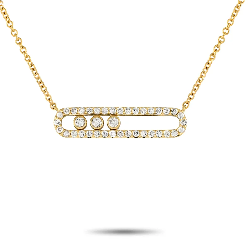 Buy More, Save More On Stunning Jewelry Pieces LB Exclusive 18K Yellow Gold 0.70ct Sliding Diamond Necklace ANK-17903 Buy More, Save More On Stunning Jewelry Pieces LB Exclusive 18K Yellow Gold 0.70ct Sliding Diamond Necklace ANK-17903