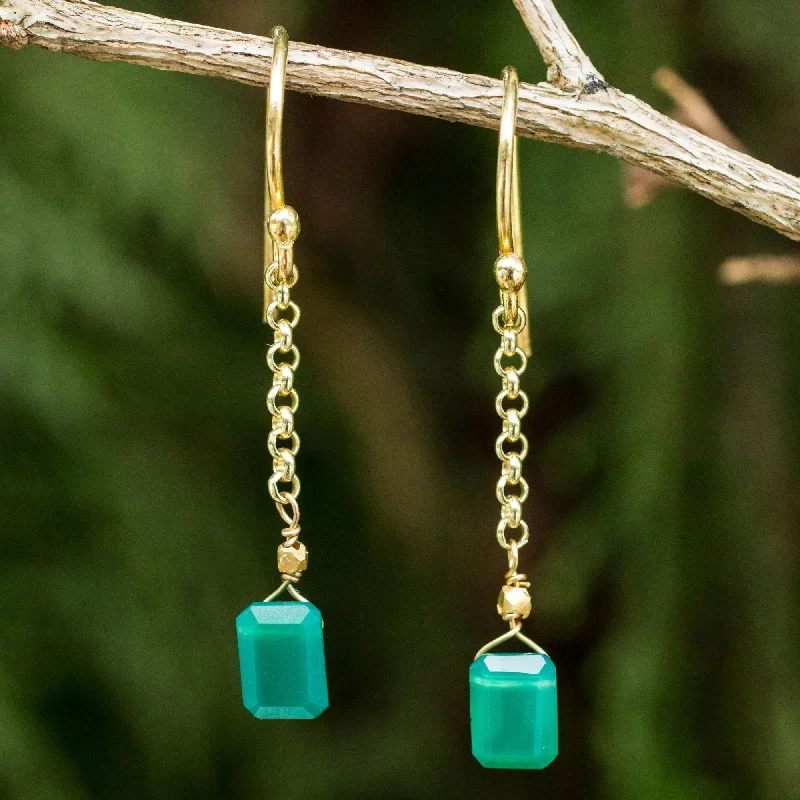 The Ultimate Jewelry Sale – Shop Premium Styles Living Soul Green Onyx & Gold Vermeil Dangle Earrings The Ultimate Jewelry Sale – Shop Premium Styles Living Soul Green Onyx & Gold Vermeil Dangle Earrings