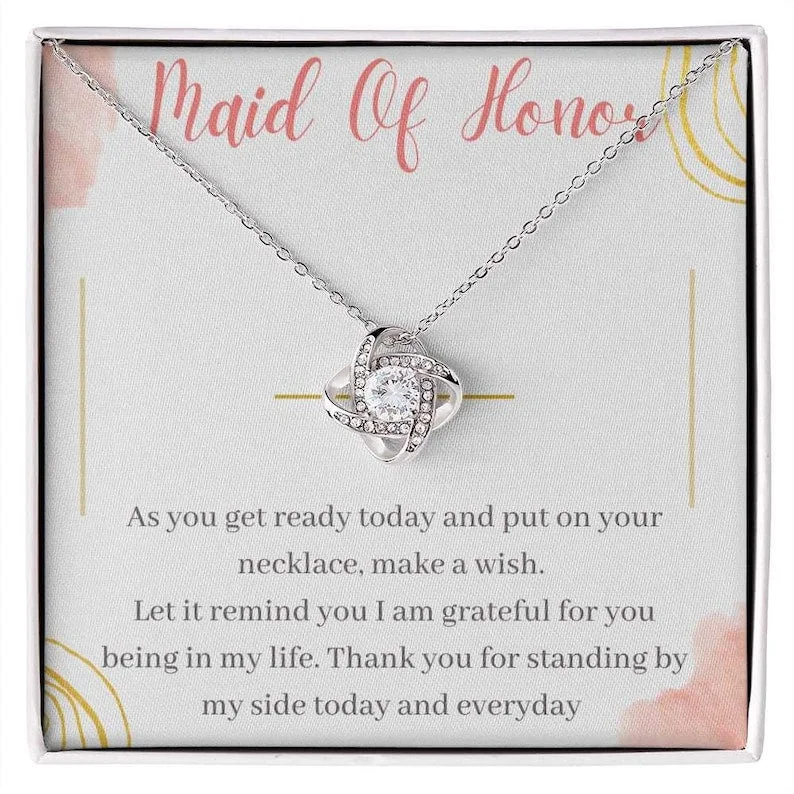 Discover Unique Jewelry With Special Limited-Time Offers Maid of Honor Wedding Day Gift Maid of Honor Necklace Gift Maid of Honor Jewelry Gift Maid of Honor Gift