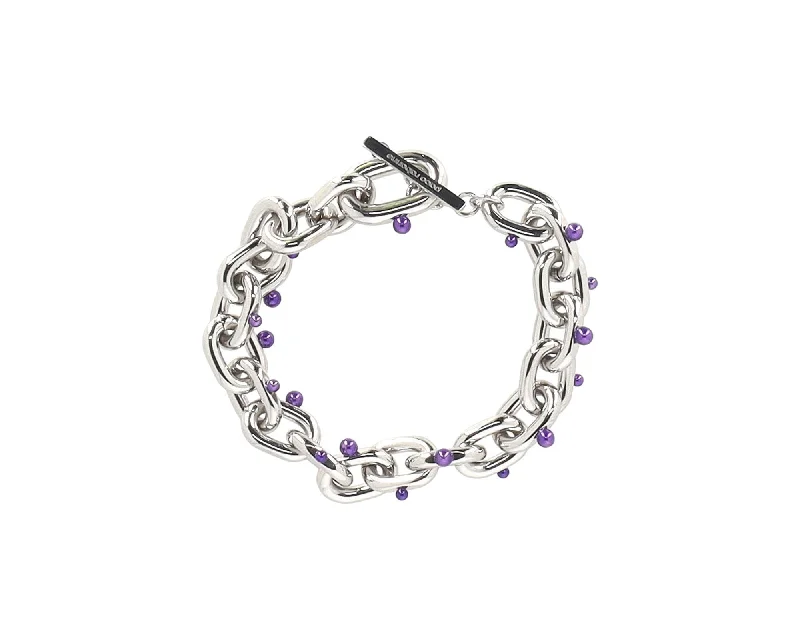 Timeless Jewelry Styles At Wallet-Friendly Prices Paco Rabanne XL Pearl-Embellished Chain-Link Necklace in Silver Metal