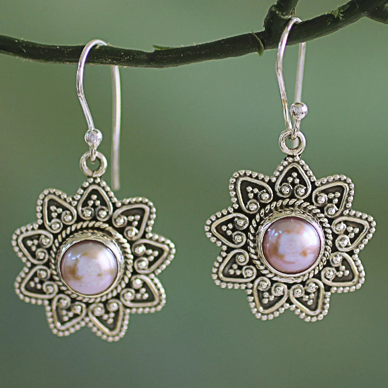 Last Chance To Grab Your Favorite Jewelry At A Discount Passionate Flower Cultured Pearl Sterling Silver Dangle Earrings from India Last Chance To Grab Your Favorite Jewelry At A Discount Passionate Flower Cultured Pearl Sterling Silver Dangle Earrings from India