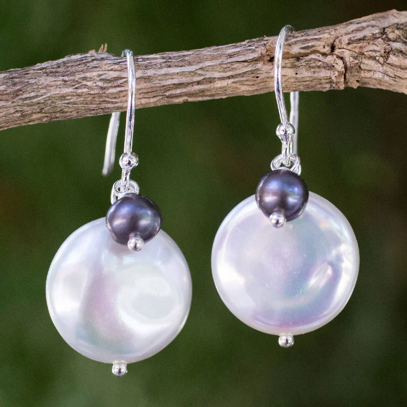 Fashion-Forward Jewelry At Incredible Prices Pearly Moons Pearl & Silver Dangle Earrings Fashion-Forward Jewelry At Incredible Prices Pearly Moons Pearl & Silver Dangle Earrings