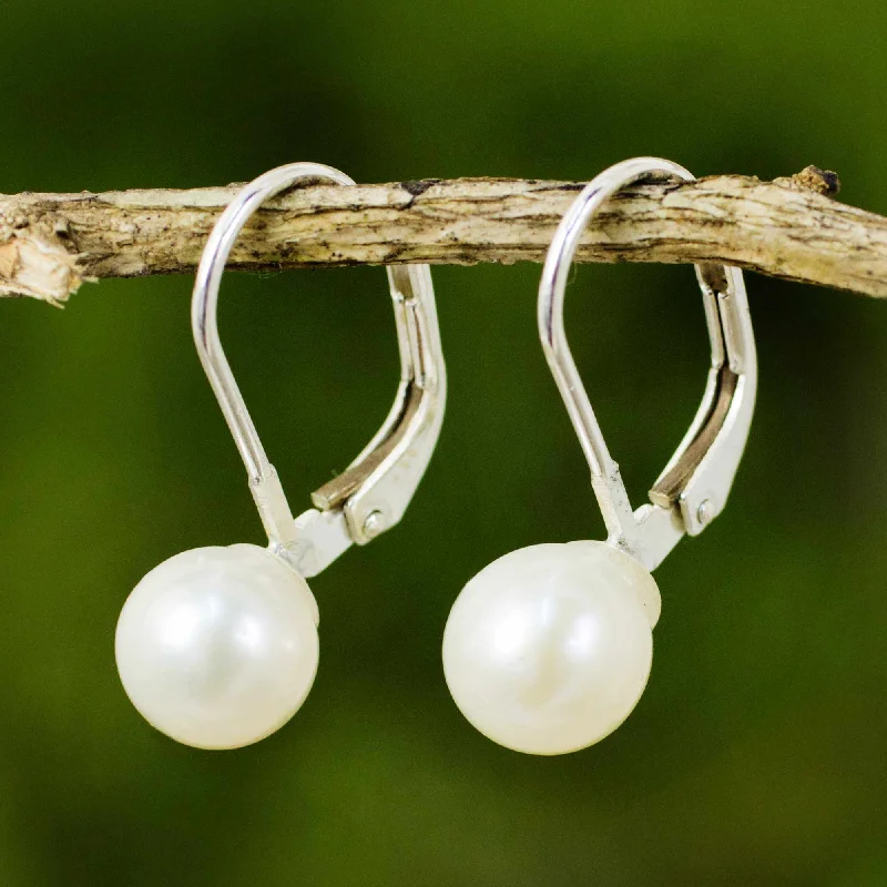 Premium Jewelry Now Available At Special Discounts Pure Lily Pearl & Silver Drop Earrings Premium Jewelry Now Available At Special Discounts Pure Lily Pearl & Silver Drop Earrings