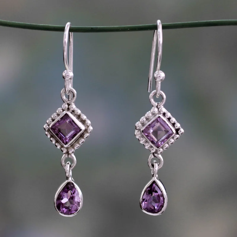 Limited-Time Offer On Elegant Jewelry Pieces Purple Spark Artisan Crafted Sterling Silver and Amethyst Earrings Limited-Time Offer On Elegant Jewelry Pieces Purple Spark Artisan Crafted Sterling Silver and Amethyst Earrings