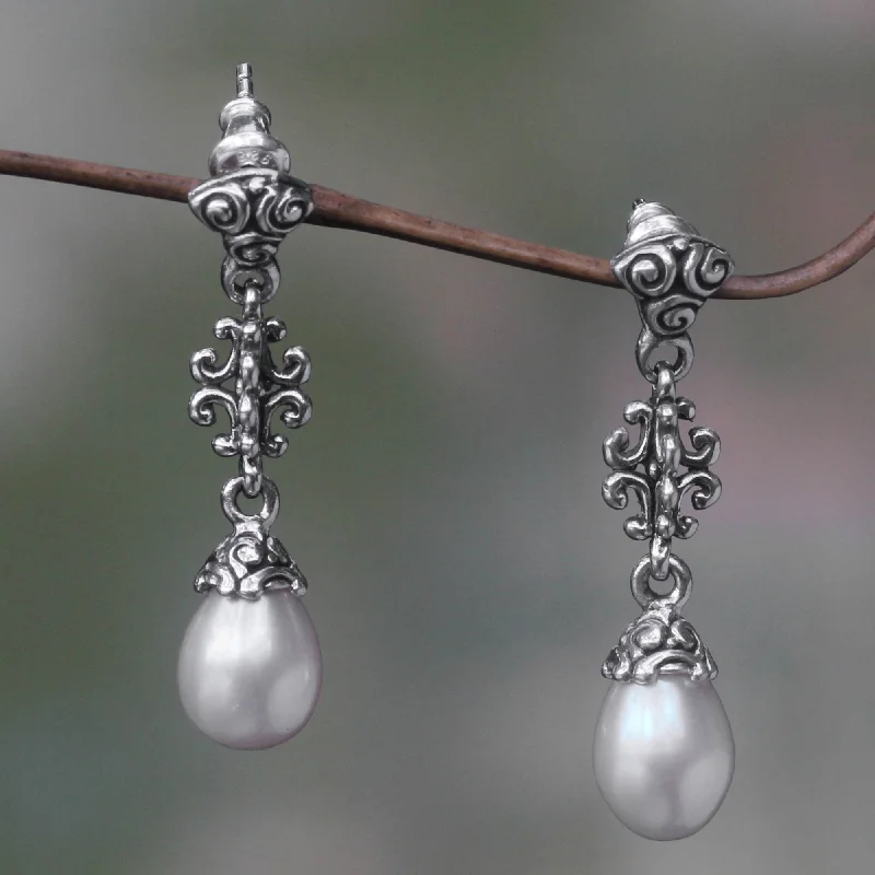 Unique Jewelry Designs Now At Discounted Rates Sacred Dance Unique Cultured Pearl and Silver Dangle Earrings Unique Jewelry Designs Now At Discounted Rates Sacred Dance Unique Cultured Pearl and Silver Dangle Earrings