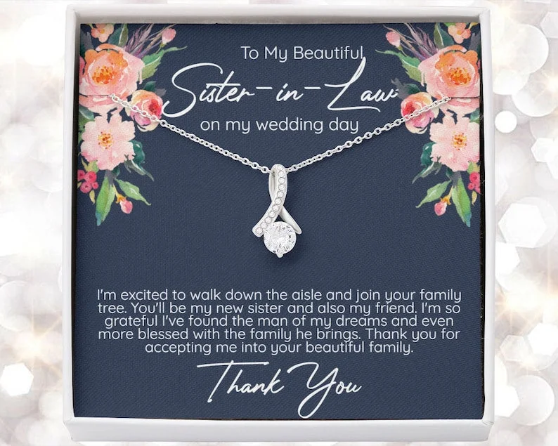 Unmissable Deals On Handmade Jewelry Collections Sister In Law Gift on My Wedding Day Bride to Sister in Law Wedding Gift to Sister in Law Gift to Sister of the Unmissable Deals On Handmade Jewelry Collections Sister In Law Gift on My Wedding Day Bride to Sister in Law Wedding Gift to Sister in Law Gift to Sister of the
