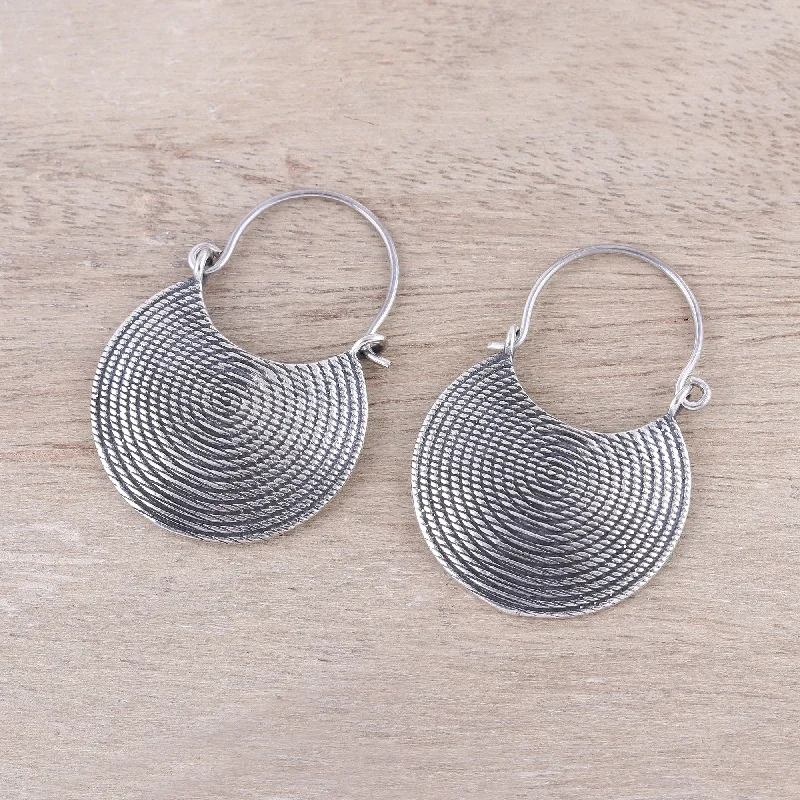 Flash Deals On Fine Jewelry – Shop Before It's Gone Spiral Delight Spiral Motif Sterling Silver Drop Earrings from India Flash Deals On Fine Jewelry – Shop Before It's Gone Spiral Delight Spiral Motif Sterling Silver Drop Earrings from India
