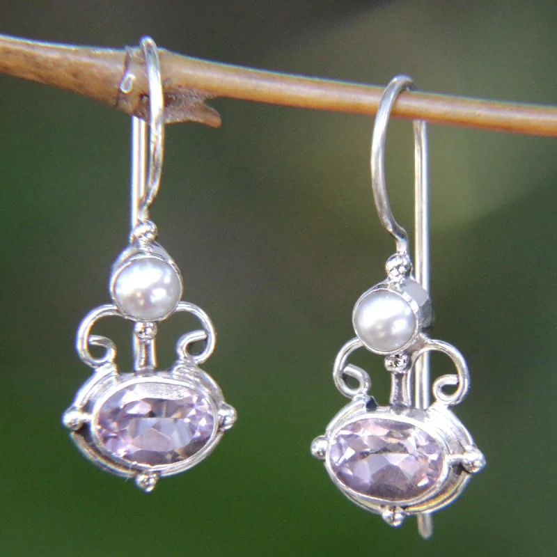 Exclusive Jewelry Bundles At Discounted Prices Sunrise Spirit Amethyst & Pearl Earrings Exclusive Jewelry Bundles At Discounted Prices Sunrise Spirit Amethyst & Pearl Earrings