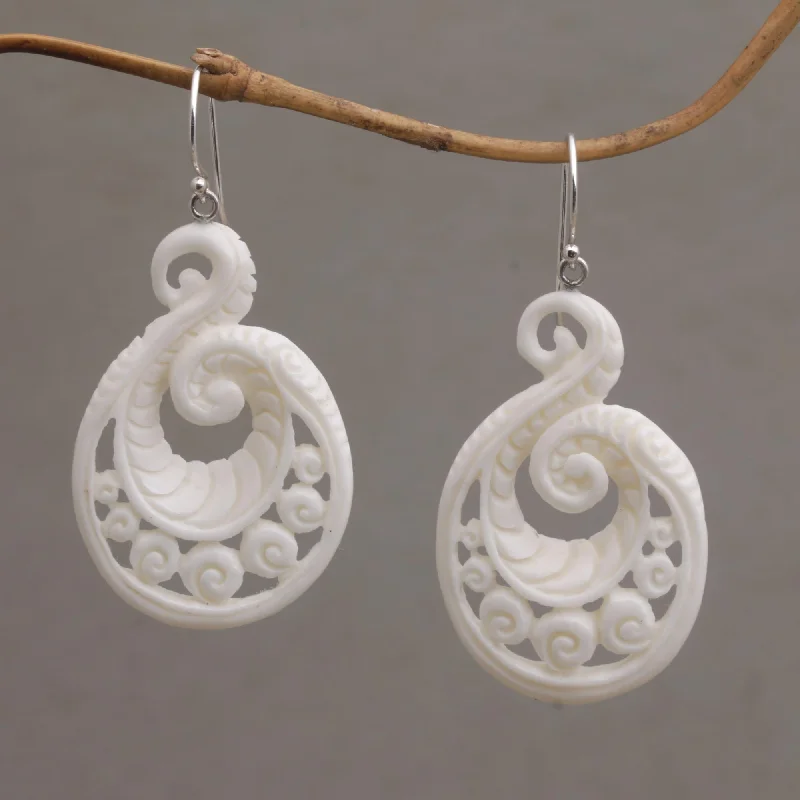 Dazzle In Elegance With Our Biggest Jewelry Sale Swirling Scales Dangle Earrings