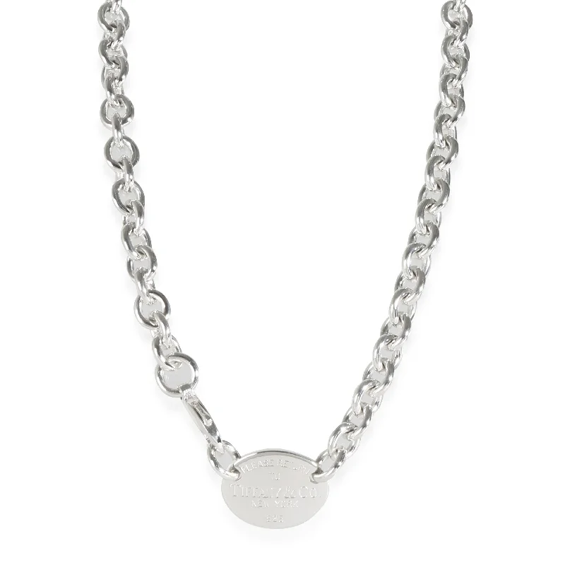 Limited-Stock Jewelry Sale – Shop Before It's Gone Tiffany & Co. Return to Tiffany Oval Tag Necklace in Sterling Silver Limited-Stock Jewelry Sale – Shop Before It's Gone Tiffany & Co. Return to Tiffany Oval Tag Necklace in Sterling Silver
