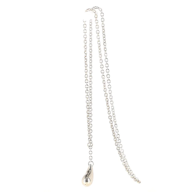 Luxury Meets Affordability – Jewelry Sale Live Now Tiffany & Co Teardrop Pendant Necklace in Silver Sterling