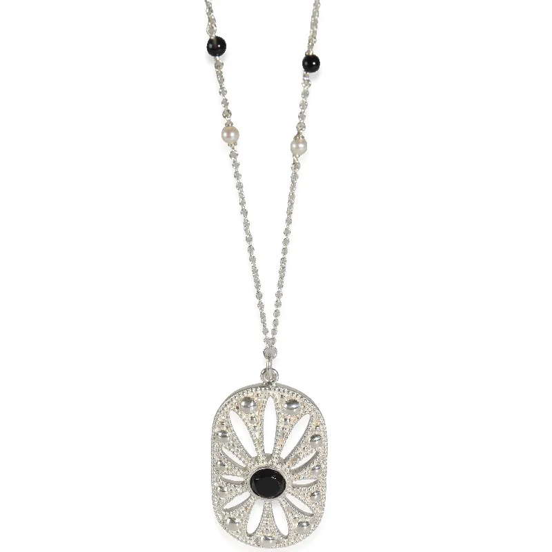 Unmissable Deals On Handmade Jewelry Collections Tiffany & Co. Ziegfeld Pearl & Onyx Pendant in Sterling Silver Unmissable Deals On Handmade Jewelry Collections Tiffany & Co. Ziegfeld Pearl & Onyx Pendant in Sterling Silver