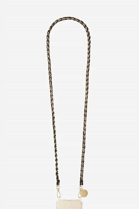 Buy More, Save More On Stunning Jewelry Pieces Women's Long Lou Chain Necklace In Black/gold