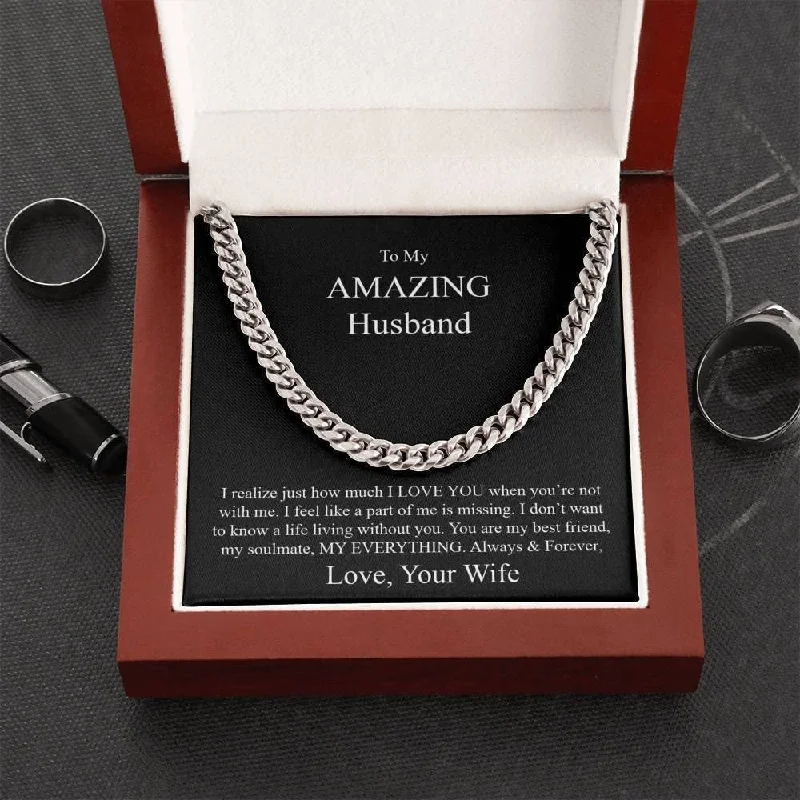 Personalized Jewelry Sale – Meaningful Gifts At Great Prices Custom Message Card Cuban Link Chain Necklace Amazing Husband Cuban Link Chain Necklace Gift For Husband Personalized Jewelry Sale – Meaningful Gifts At Great Prices Custom Message Card Cuban Link Chain Necklace Amazing Husband Cuban Link Chain Necklace Gift For Husband