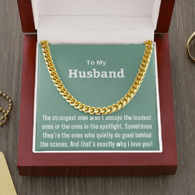 Bestselling Jewelry At Special Promotional Rates Personalized Message Card Cuban Link Chain Necklace To My Husband Exactly Why I Love You Cuban Link Chain Necklace Bestselling Jewelry At Special Promotional Rates Personalized Message Card Cuban Link Chain Necklace To My Husband Exactly Why I Love You Cuban Link Chain Necklace
