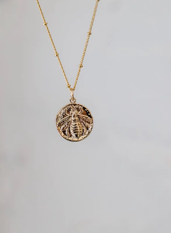 Fashion-Forward Jewelry At Incredible Prices BEE MEDALLION NECKLACE