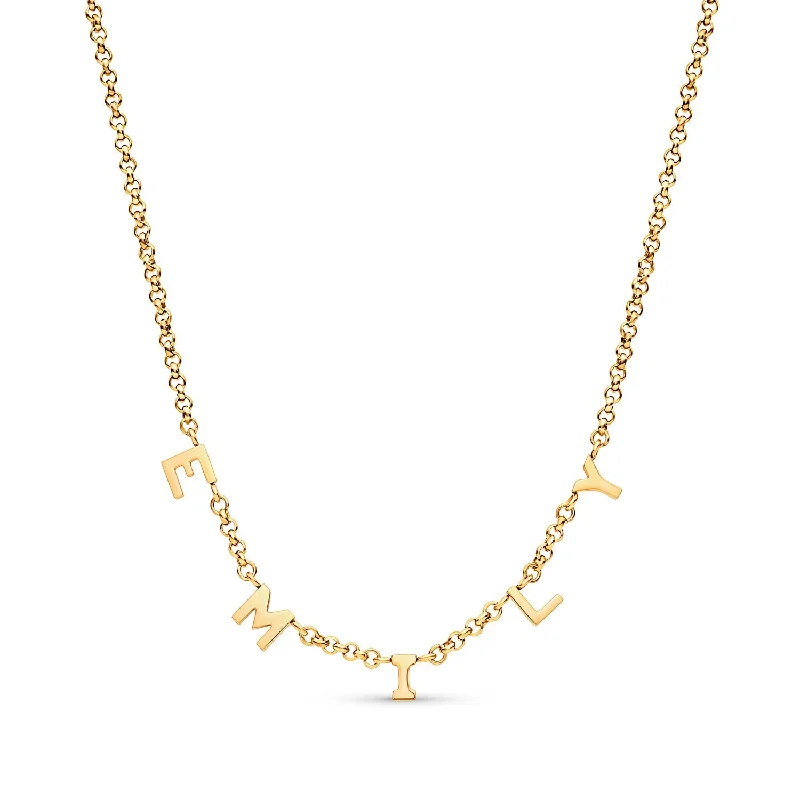 Affordable Luxury Jewelry For Every Occasion Made Mine Name Necklace (Gold)