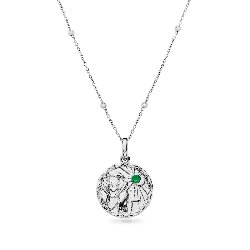Last Chance To Shop High-End Jewelry At Markdown Prices Custom Zodiac Coin Necklace (Silver)