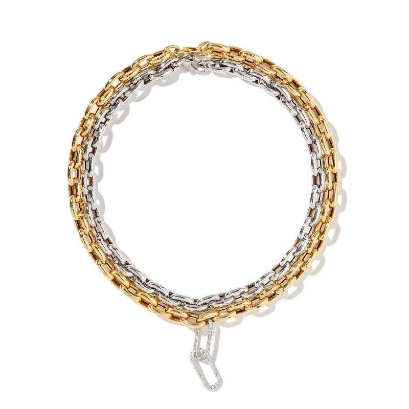 Bestselling Jewelry Now On Sale – Elevate Your Look Double White Oval Carabiners on Links Chain Necklace Bestselling Jewelry Now On Sale – Elevate Your Look Double White Oval Carabiners on Links Chain Necklace
