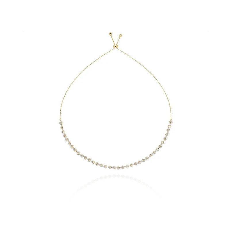 Discounted Jewelry For A Glamorous Look Flower Choker Necklace