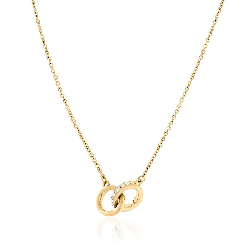 Bestselling Jewelry At Special Promotional Rates Interlinked Crystal Necklace (Gold) Bestselling Jewelry At Special Promotional Rates Interlinked Crystal Necklace (Gold)