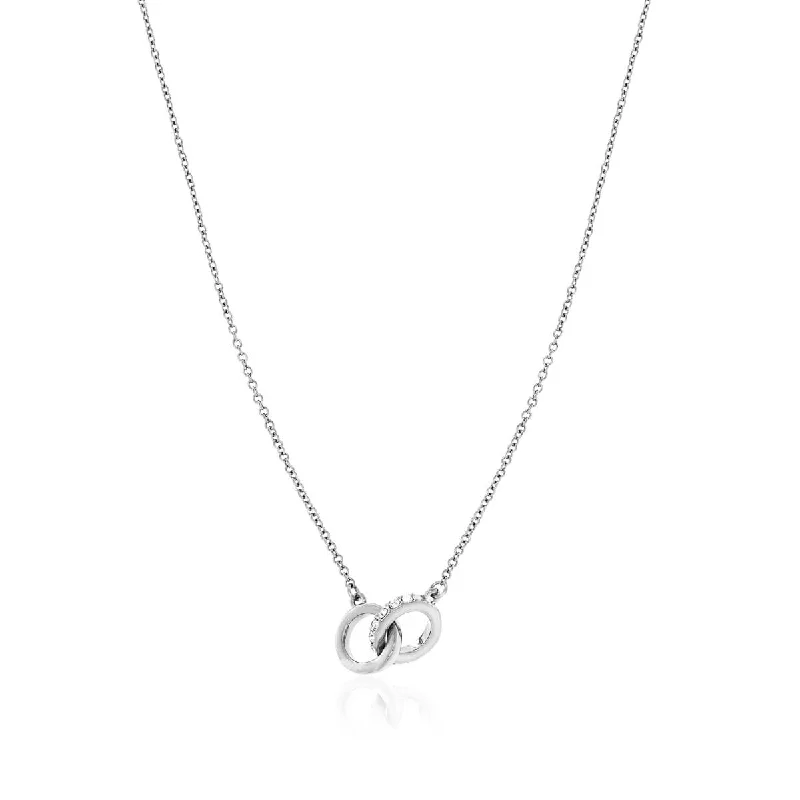 Buy More, Save More On Stunning Jewelry Designs Interlinked Crystal Necklace (Silver) Buy More, Save More On Stunning Jewelry Designs Interlinked Crystal Necklace (Silver)